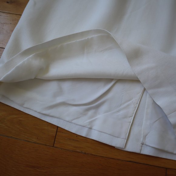 Vintage Ports International White Skirt, Size 8 - Picture 13 of 16